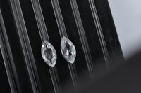 AA White Topaz Set of 2 (Mrq 8x4mm) 1.17 ctw Loose Gemstone