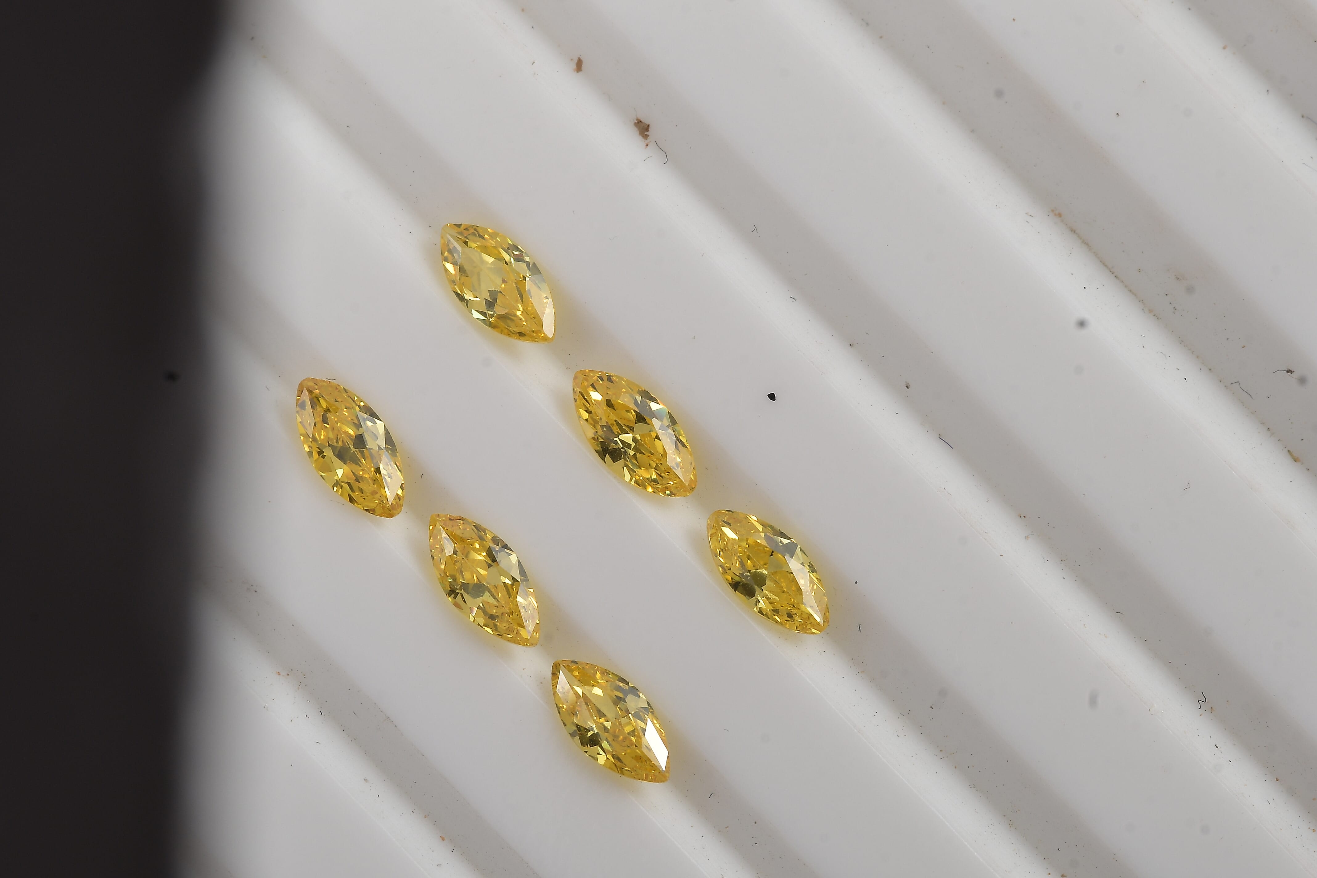 Simulated Yellow Diamond (Mrq 5x2.5mm) 1.30 ctw Loose Gemstone