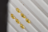 Simulated Yellow Diamond (Mrq 5x2.5mm) 1.30 ctw Loose Gemstone
