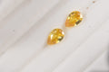 Simulated Yellow Diamond (Pear 6x4mm) 1.21 ctw Loose Gemstone - Sticky add to cart bar