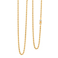 22K Yellow Gold 2.9mm Rope Necklace 24 Inches 8.64 Grams - Sticky add to cart bar