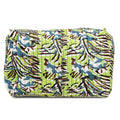 Green Quilted Fabric Set of 4 Pouches with Zipper Closure - Sticky add to cart bar