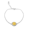 Butterscotch Amber Bracelet in Sterling Silver (6.00 In) - Sticky add to cart bar