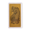 24K Gold Lady Fortuna Blessing Emboss Sheet 55x30mm 100mg - Sticky add to cart bar
