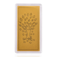 24K Gold Tree of Life Emboss Sheet 55x30mm 100mg