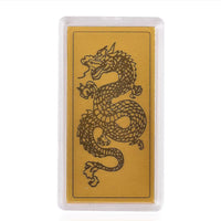 24K Golden Dragon Emboss Sheet 55x30mm 100mg