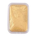 24K Golden Statue of Liberty Emboss Sheet 31x45.5mm 10mg - Sticky add to cart bar