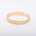 Italian 8mm Flex Greek Key Stretch Bracelet in 10K Yellow Gold (7.0-8.0In) 2.25 Grams - Sticky add to cart bar