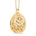 Italian Blossom Egg Necklace in 10K Yellow Gold 1.76 Grams 18-20 Inches - Sticky add to cart bar
