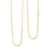 10K Yellow Gold 1.3mm Luca Necklace 20 Inches 3.60 Grams