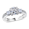 950 Platinum Luxuriant Lab Grown Diamond (E-F, VS) Ring (Size 5.0) (4.80 g) 2.00 ctw - Sticky add to cart bar