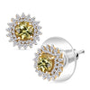 Yellow Gold Over Sterling Silver