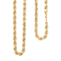 10K Yellow Gold 8mm Rope Chain Necklace 24 Inches 26 Grams - Sticky add to cart bar