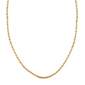 18K Yellow Gold 2mm Rope Chain Necklace 26 Inches 6.5 Grams - Sticky add to cart bar