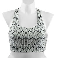 Max Studio Performance Black Aztec Leo Reversible Sports Bra - XS