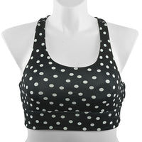 Max Studio Performance Black Aztec Leo Reversible Sports Bra - XS