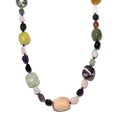 Multi Gemstone 670.00 ctw Necklace in 18K YG Plated 24 Inches - Sticky add to cart bar