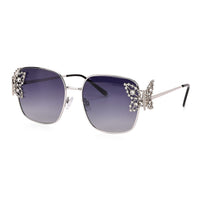 "1.1mm Polarized: UV400 sunglass with storage bag  Accessories: Nose sticker, silicone anti-slip ring, glasses cloth material : POLYCARBONATE Frame color: bright nickel Purple Lens: grey len