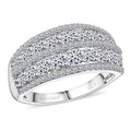 Luxuriant Lab Grown Diamond Ring in 18K Vermeil YG Over Sterling Silver (Size 6.0) 1.50 ctw - Sticky add to cart bar