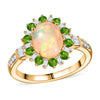 Ethiopian Welo Opal & Chrome Diopside