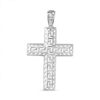 Cross Pendant without Chain in 950 Platinum