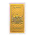 24K Gold Taj Mahal- A Golden Memory of Love Emboss Sheet 55x30mm - Sticky add to cart bar