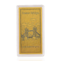24K Golden London Tower Bridge Emboss Sheet 55x30mm 100mg - Sticky add to cart bar