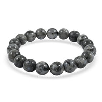 Larvikite 178.00 ctw Beaded Stretch Bracelet