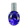 Rhapsody Certified AAAA Tanzanite Paraiba Tourmaline Diamond E-F VS2 Pendant in 950 Platinum 5.00 ctw - Sticky add to cart bar