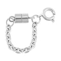 Stainless Steel Magetic Lock with 7MM Spring Ring Lock and 1.5 Inch 0.6mm Cross Chain - Sticky add to cart bar