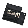 14pc Makeup Brush Set with Storage Bag - Black - Sticky add to cart bar