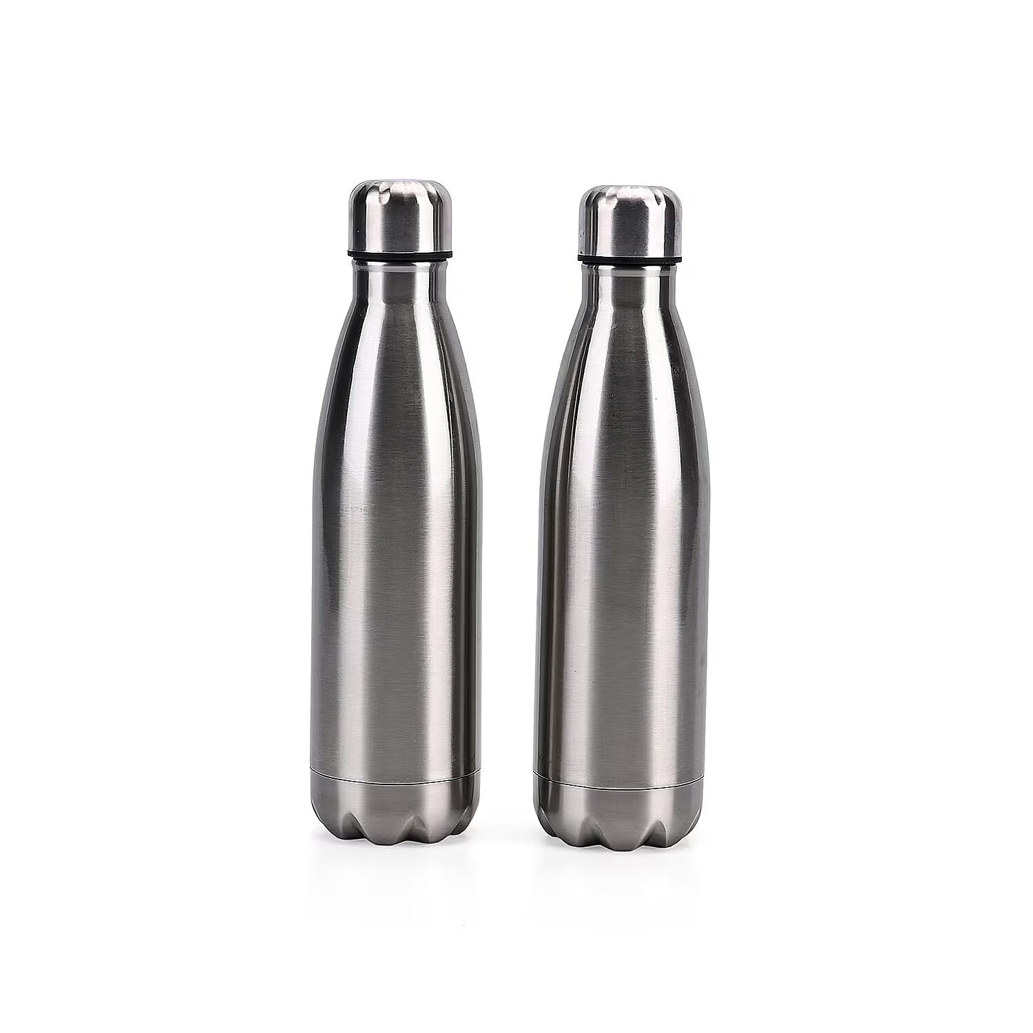 Silver Color Stainless Steel Double Wall 2pcs Bottles
