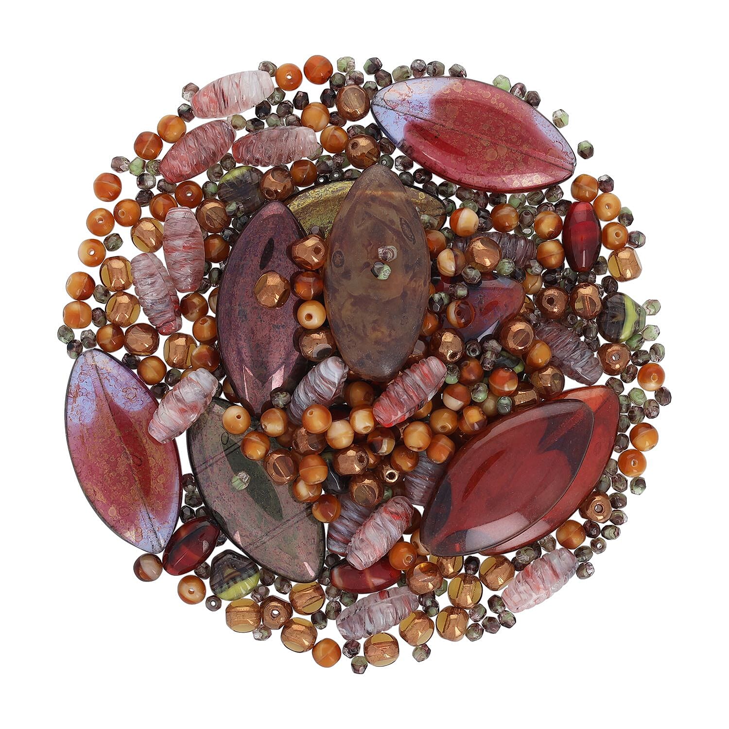 Gem Craft Studio Designer Czech Bead Mini Mix (50g) Eclipse Over One Pound of Beads