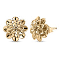 Blossom Elegance Floral Earrings in 10K Yellow Gold 2.20 Grams - Sticky add to cart bar