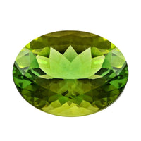 AAAA Sapo Green Tourmaline (Ovl 9x7 mm) 1.75 ctw