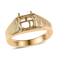 Luxoro 10K Yellow Gold Men's Ring (Size 11.0) 5.88 Grams