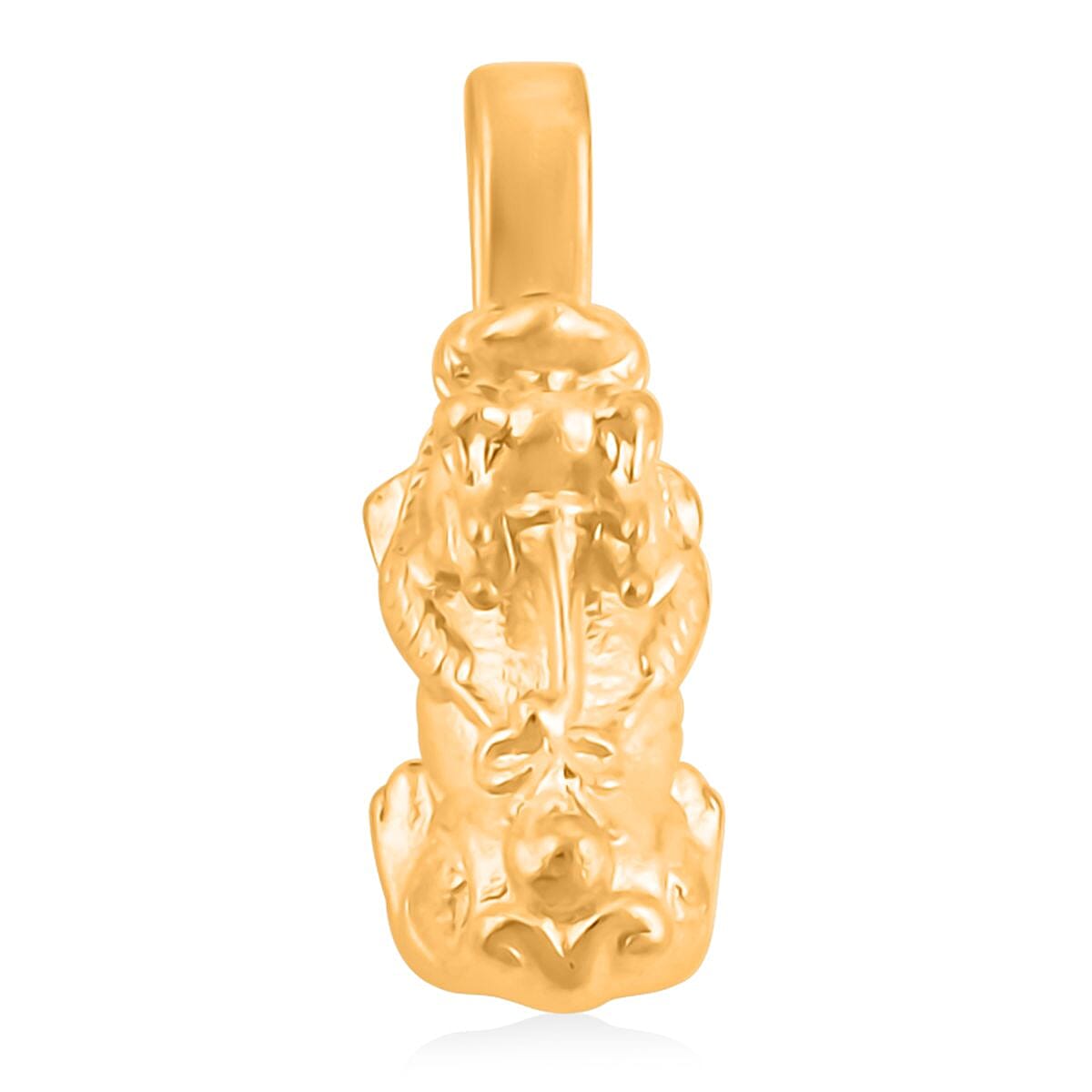 24K Yellow Golden Pixiu Pendant without Chain (0.10 g)
