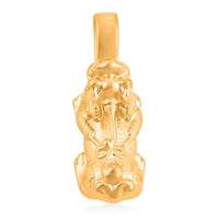 24K Yellow Golden Pixiu Pendant without Chain (0.10 g)
