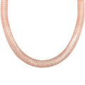 Bismark Chain Necklace in 14K Rose Gold Over Sterling Silver 15.9 Grams 18 Inches - Sticky add to cart bar