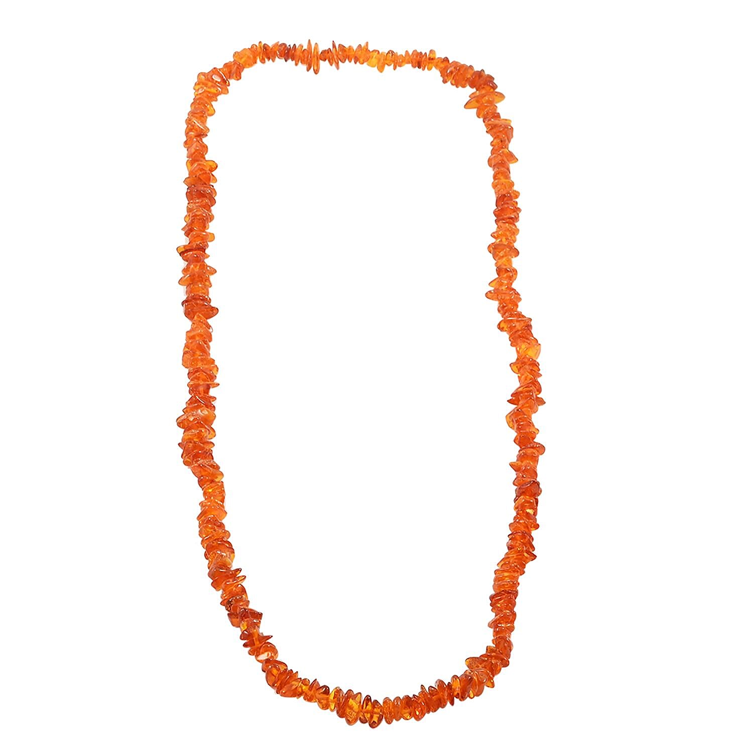 Light Baltic Amber Beaded Necklace 30 Inches