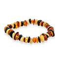 Multi Color Baltic Amber Beaded Stretch Bracelet - Sticky add to cart bar