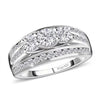 Rhodium Over Sterling Silver