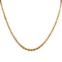 Graduated Chain Necklace in 22K Yellow Gold 5.25 Grams 18 Inches