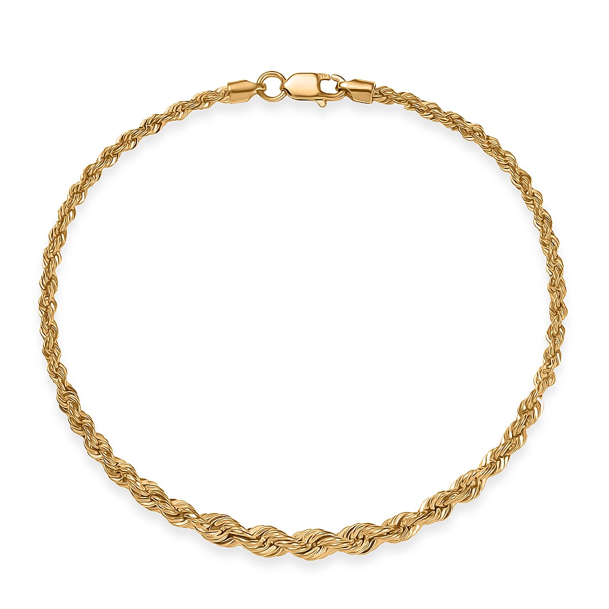 Graduated Chain Bracelet in 22K Yellow Gold (7.25 In) 2.65 Grams