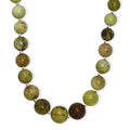 Green Opal 385.00 ctw Beaded Necklace in Stainless Steel 18 Inches - Sticky add to cart bar