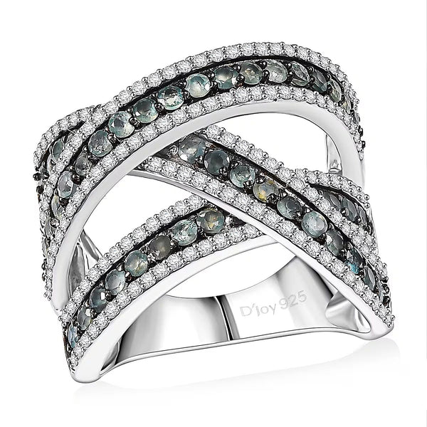 D'Joy Narsipatnam Alexandrite and White Zircon 3.00 ctw Crossover