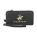 Beverly Hills Polo Club Black Vegan Leather Wristlet Wallet or Crossbody Bag - Sticky add to cart bar