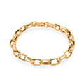 Italian Oval Link Chain Bracelet in 10K Yellow Gold (7.50 In) 3.95 Grams - Sticky add to cart bar