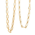 Italian Octagonal Viale Chain Necklace in 10K Yellow Gold 5.50 Grams 20 Inches - Sticky add to cart bar