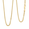 2.1mm Franco Chain Necklace in 10K Yellow Gold 5.9 Grams 20 Inches - Sticky add to cart bar
